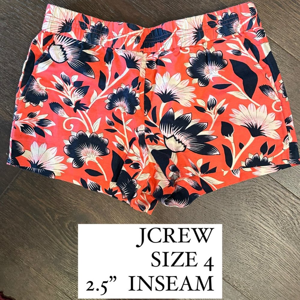 J. Crew Linen/Cotton Blend Shorts - 2.5in inseam, size 4